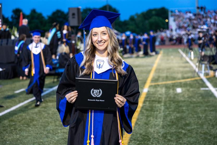 Students celebrate graduating